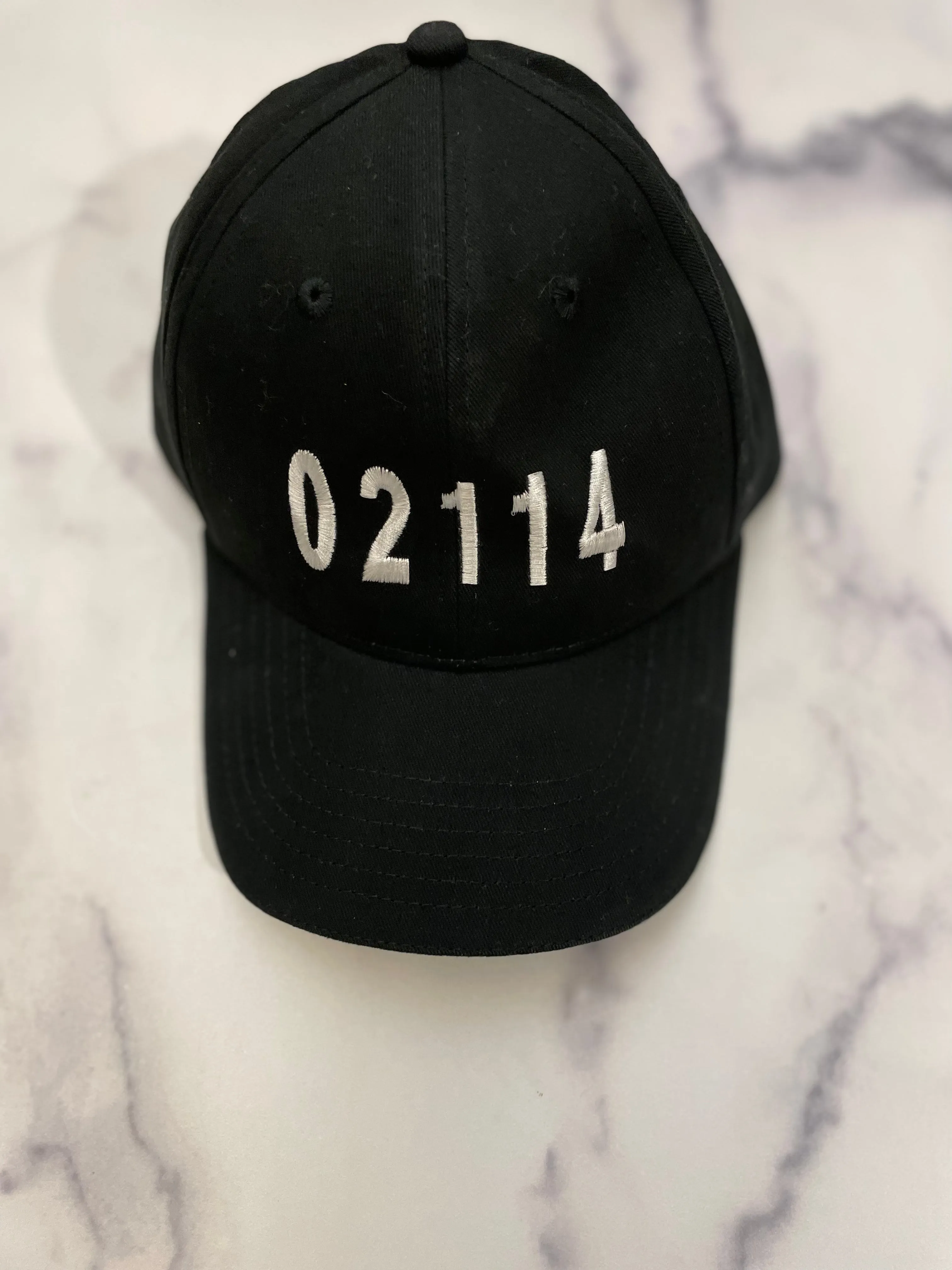 02114 Twill Baseball Hat Black