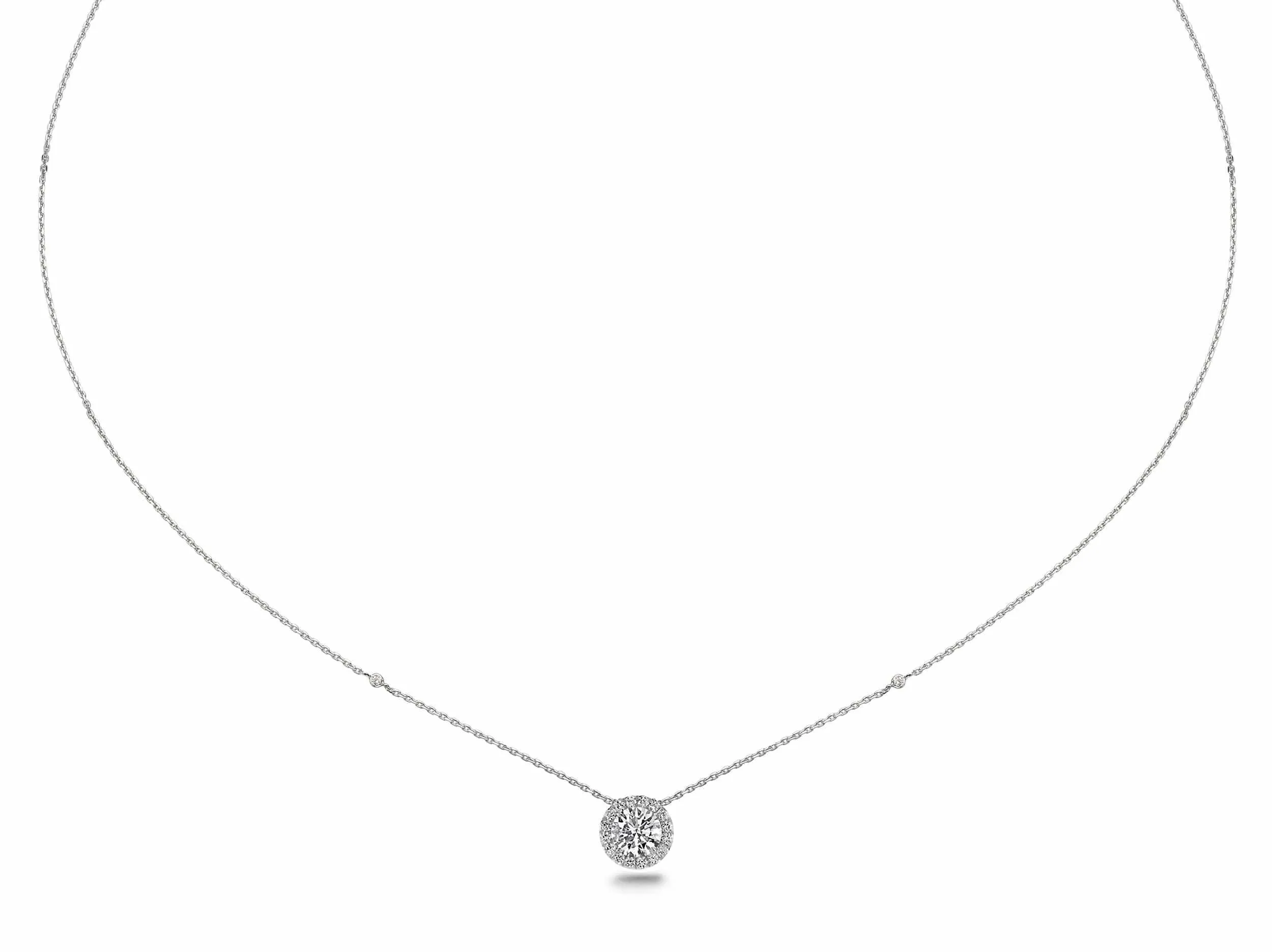 1.20 ct Round Brilliant Cut Diamond Necklace Pendant