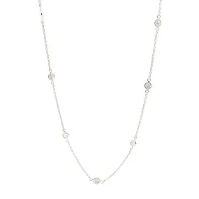 14k Gold Diamond By The Yard Necklace