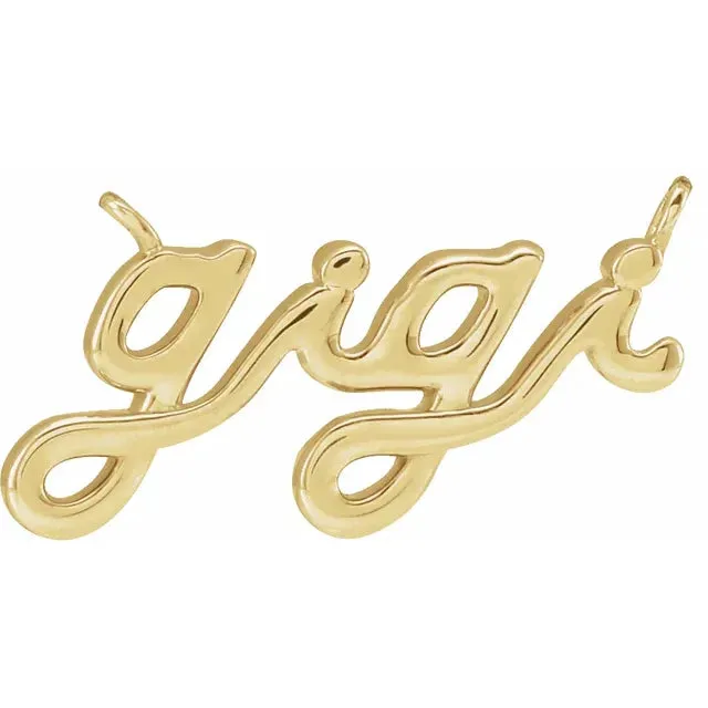 14K Yellow Gold Gigi Necklace Center