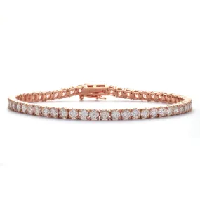 14KR 6.23CTW DIAMOND TENNIS BRACELET