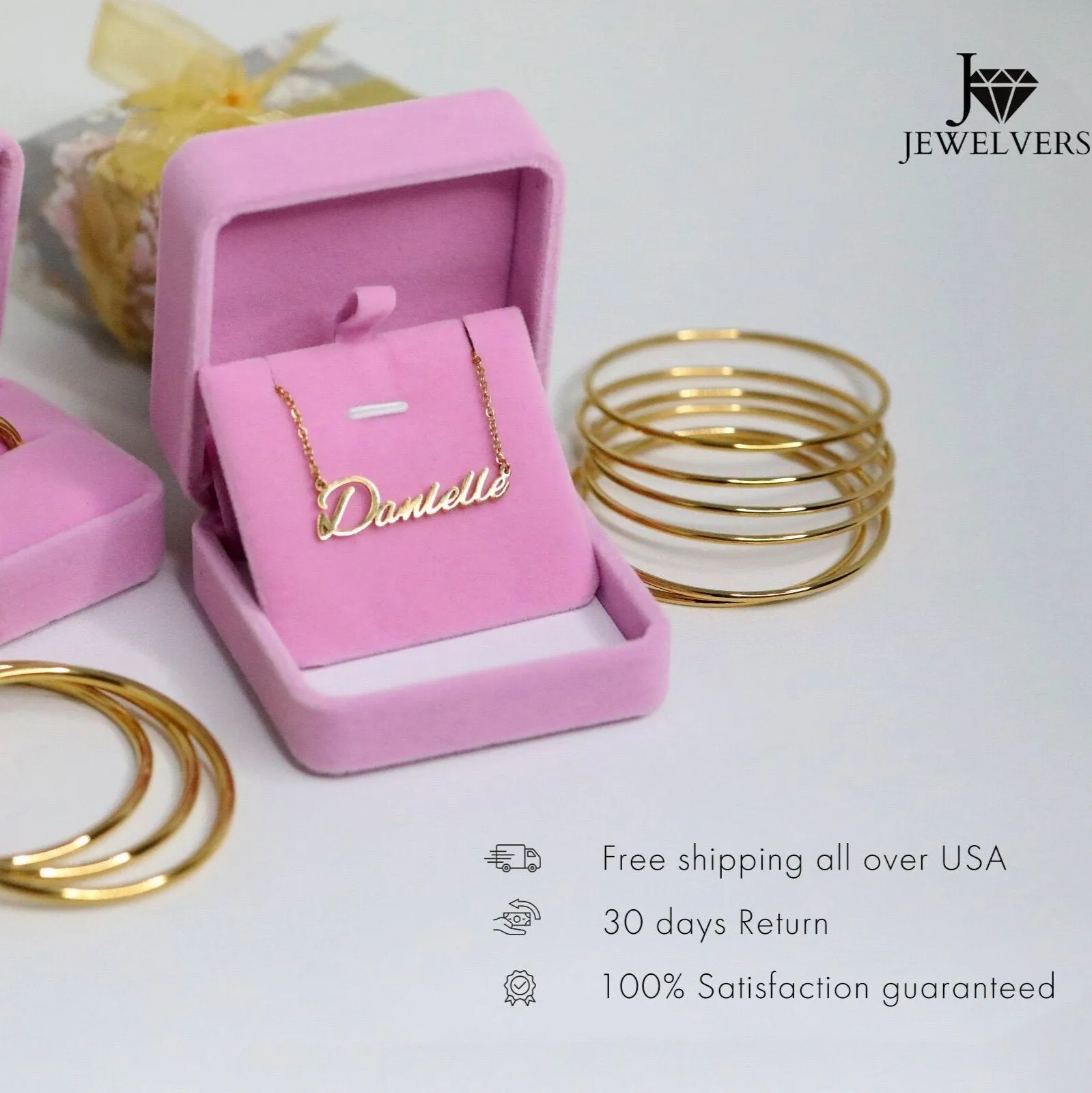 18K Gold-Filled Cylinder Charm Gemstone Bracelet | Healing Crystal Bracelet