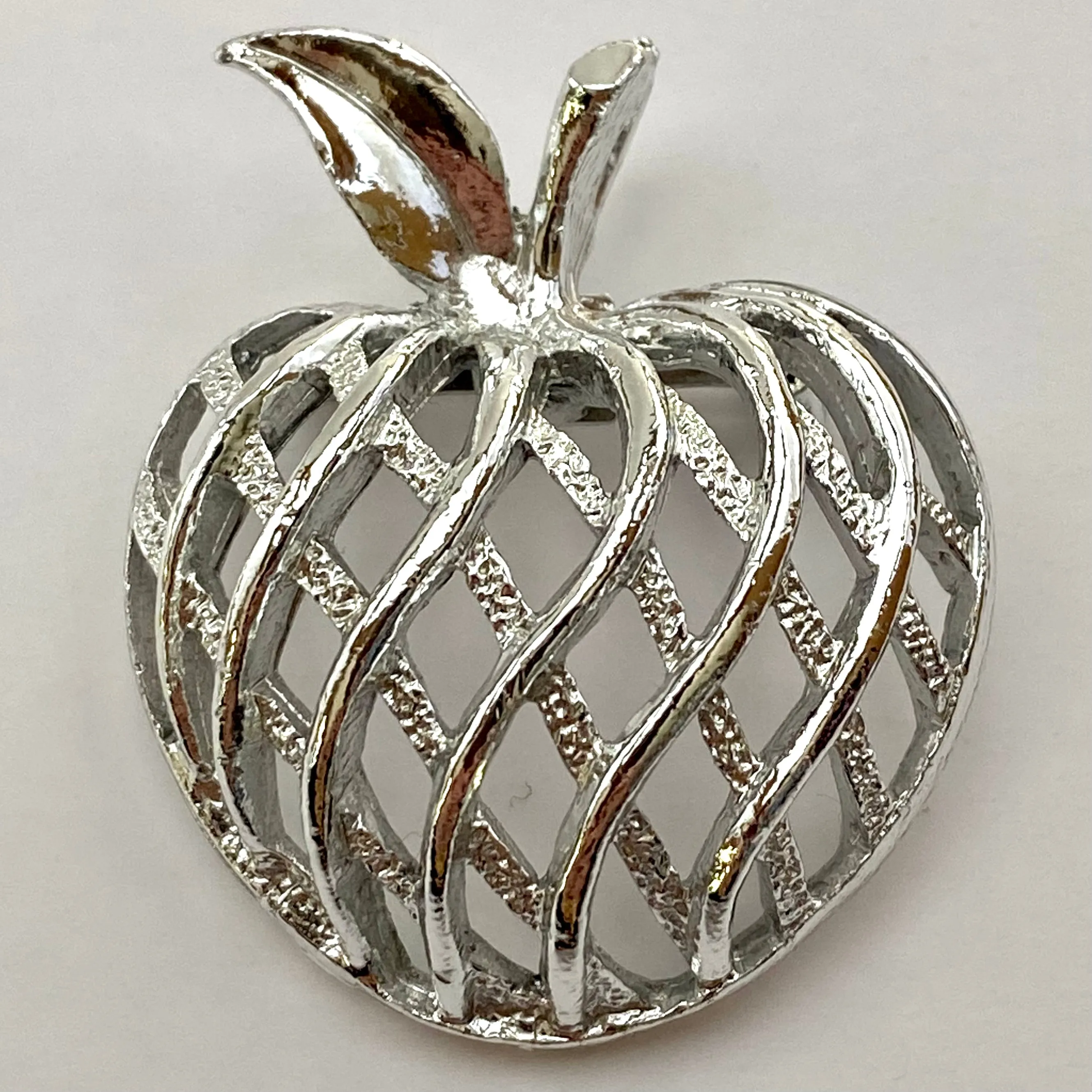 1960s Gerry's Apple Brooch