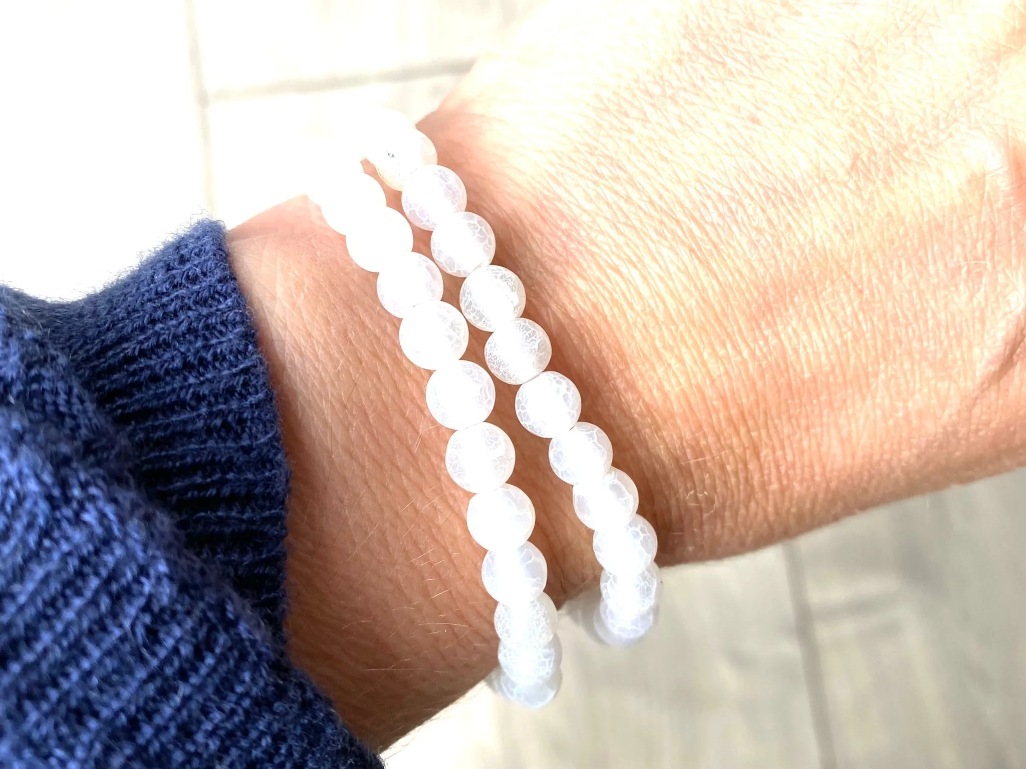 Alba Lavender Crystal Diffuser Bracelet