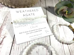 Alba Lavender Crystal Diffuser Bracelet