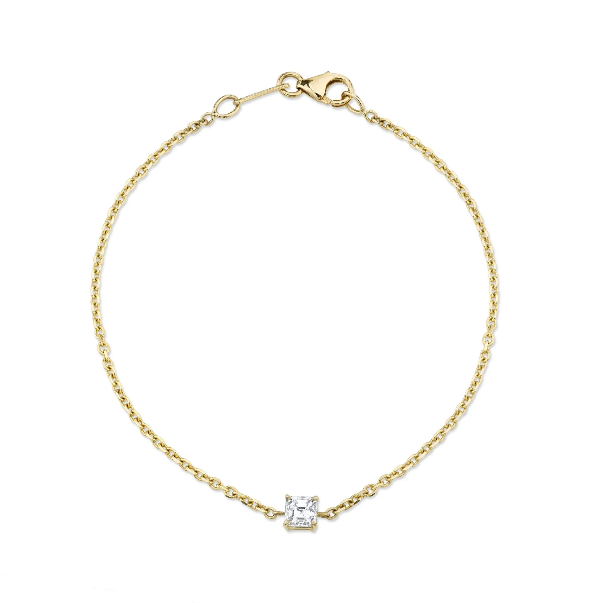 ASSCHER CHAIN BRACELET