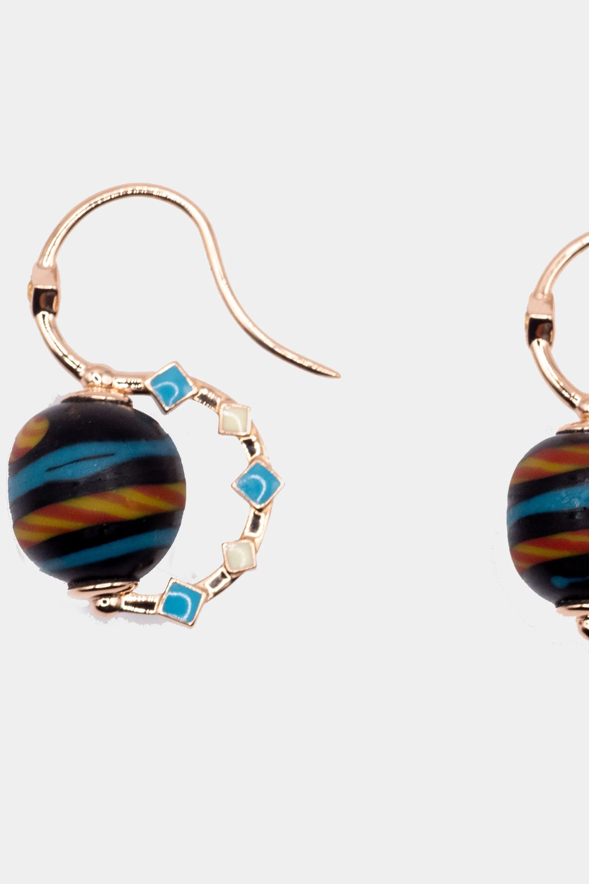Beads Earring, Rose Gold