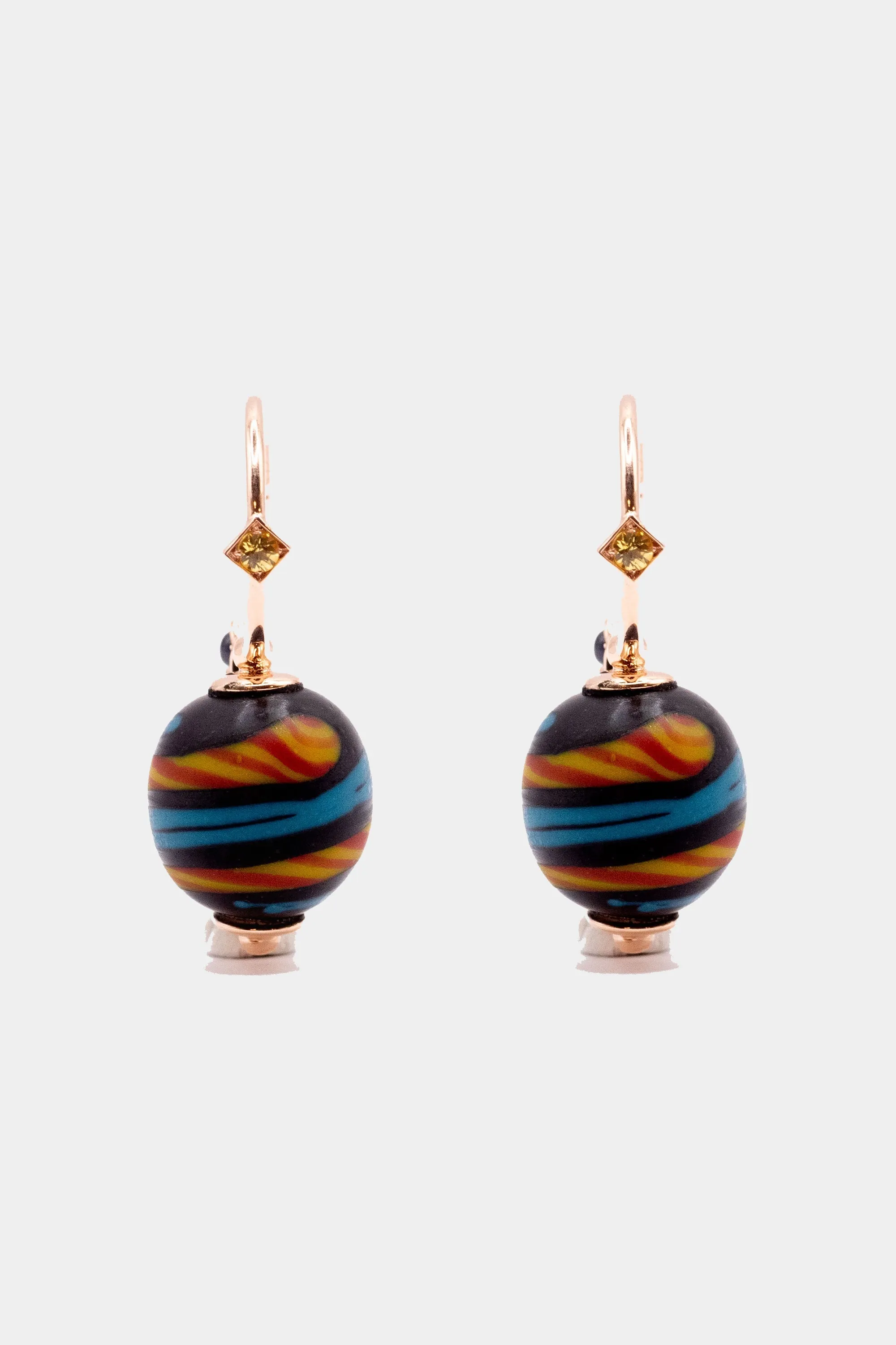 Beads Earring, Rose Gold