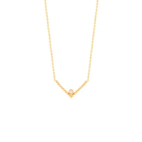 Beads V Chain necklace