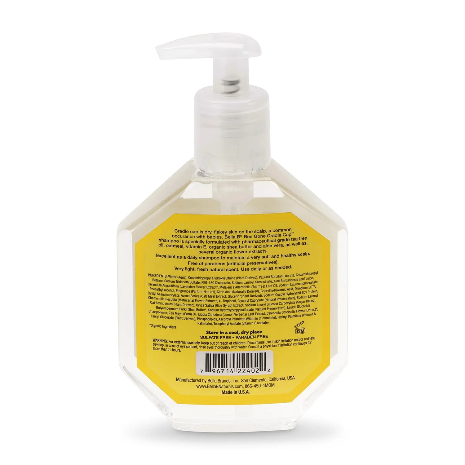 Bee Gone Cradle Cap Baby Shampoo 8oz