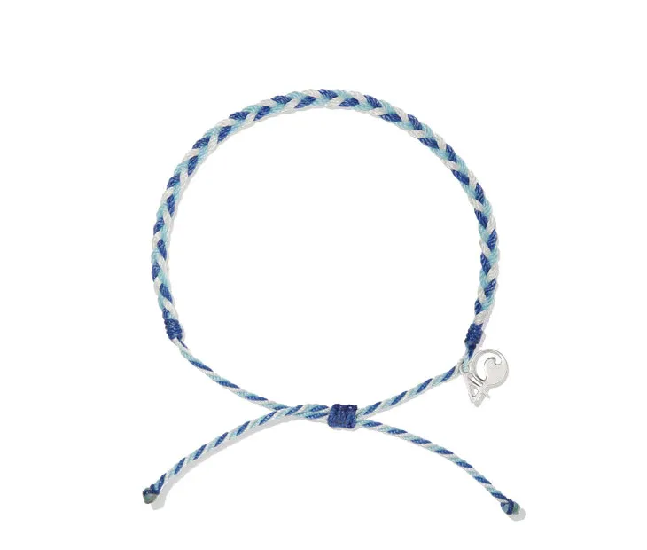 Blue Multi Braided Anklet