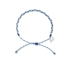 Blue Multi Braided Anklet