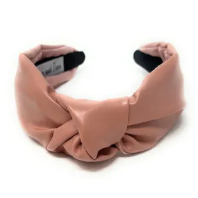 Blush Vegan Knot Headband