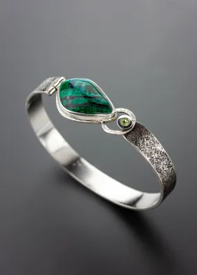 Chrysocolla & Peridot Bracelet