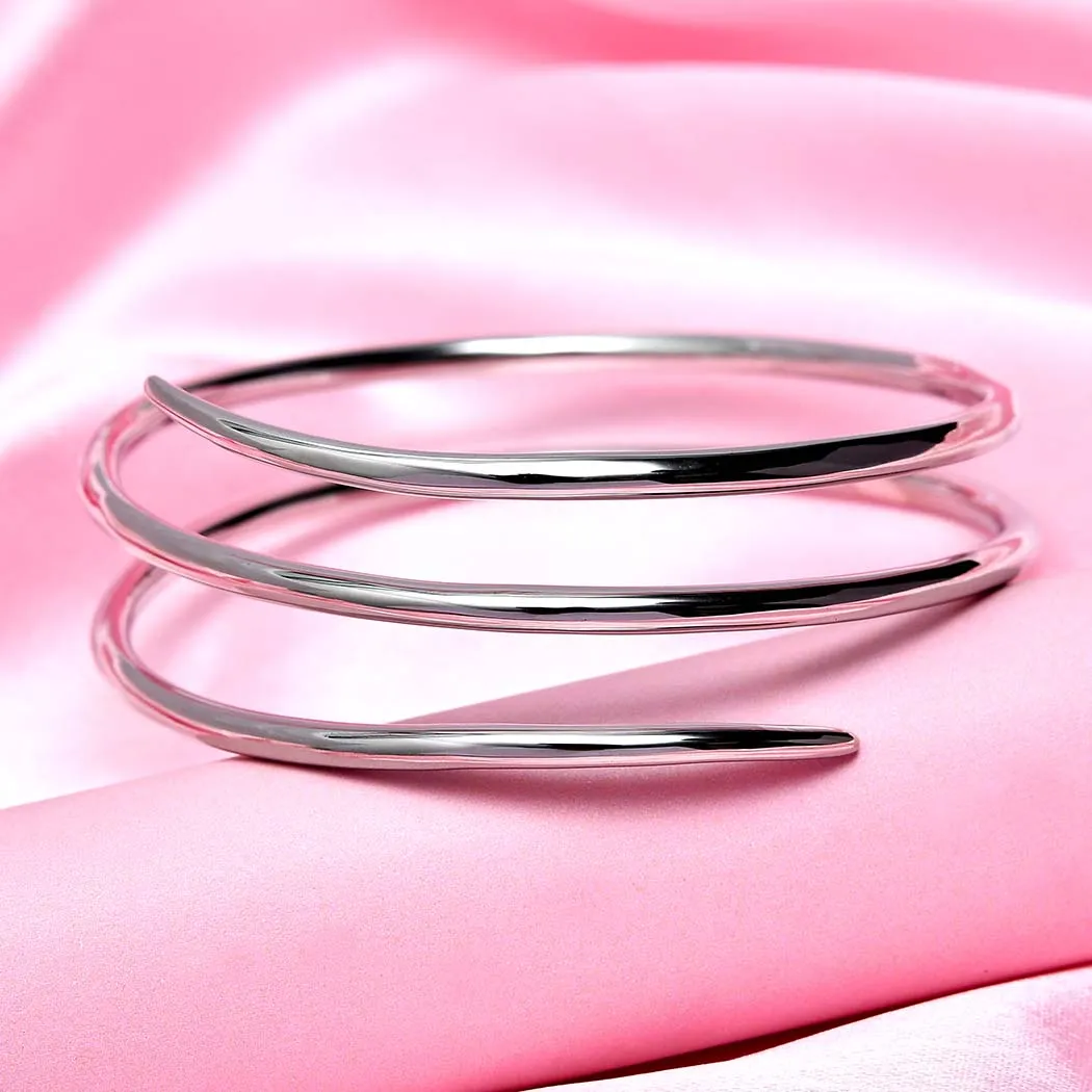 Circle of Life Necklace with Ruby   Molto Spiral Wrap Bangle
