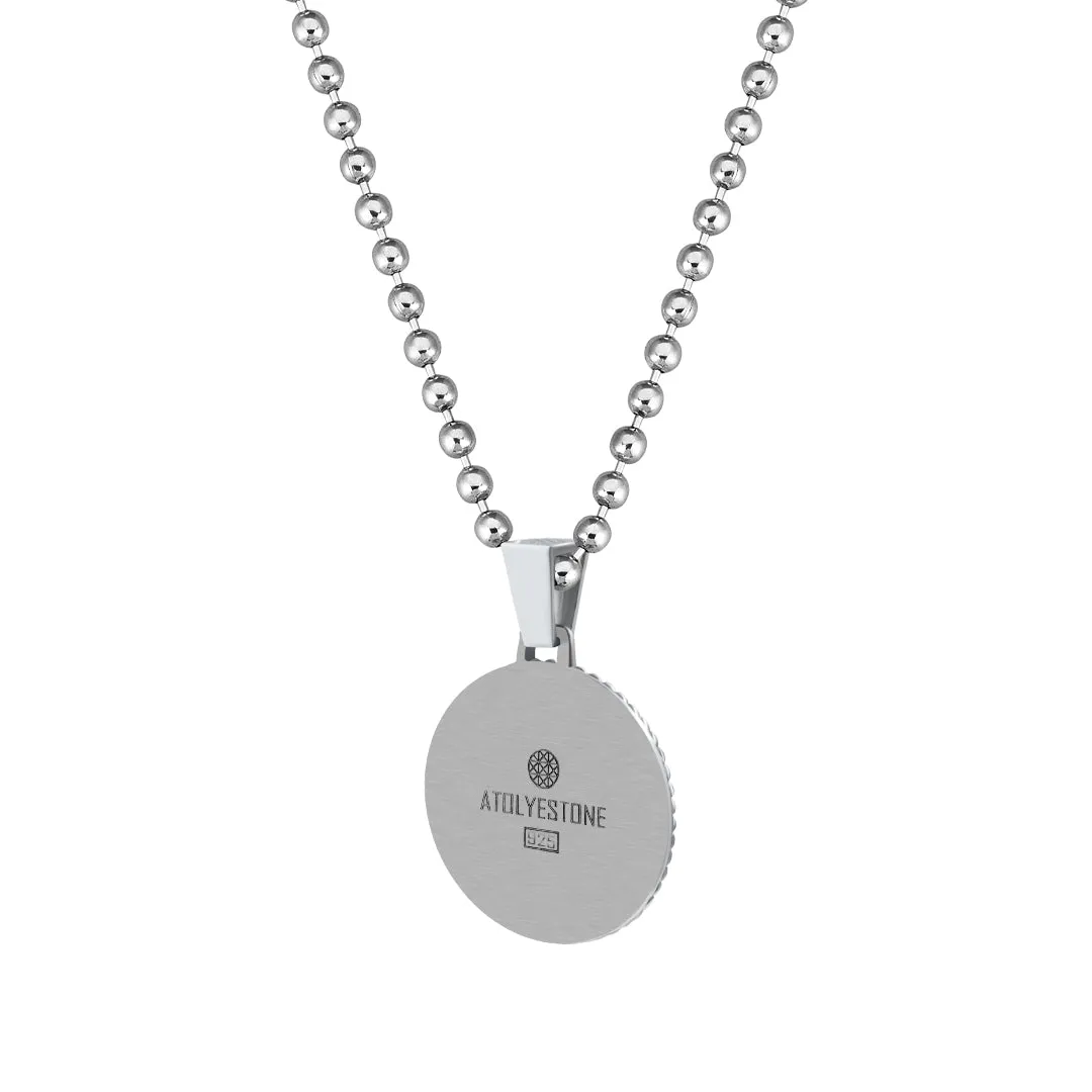 Compass Necklace - Solid Silver  (Pendant Only)