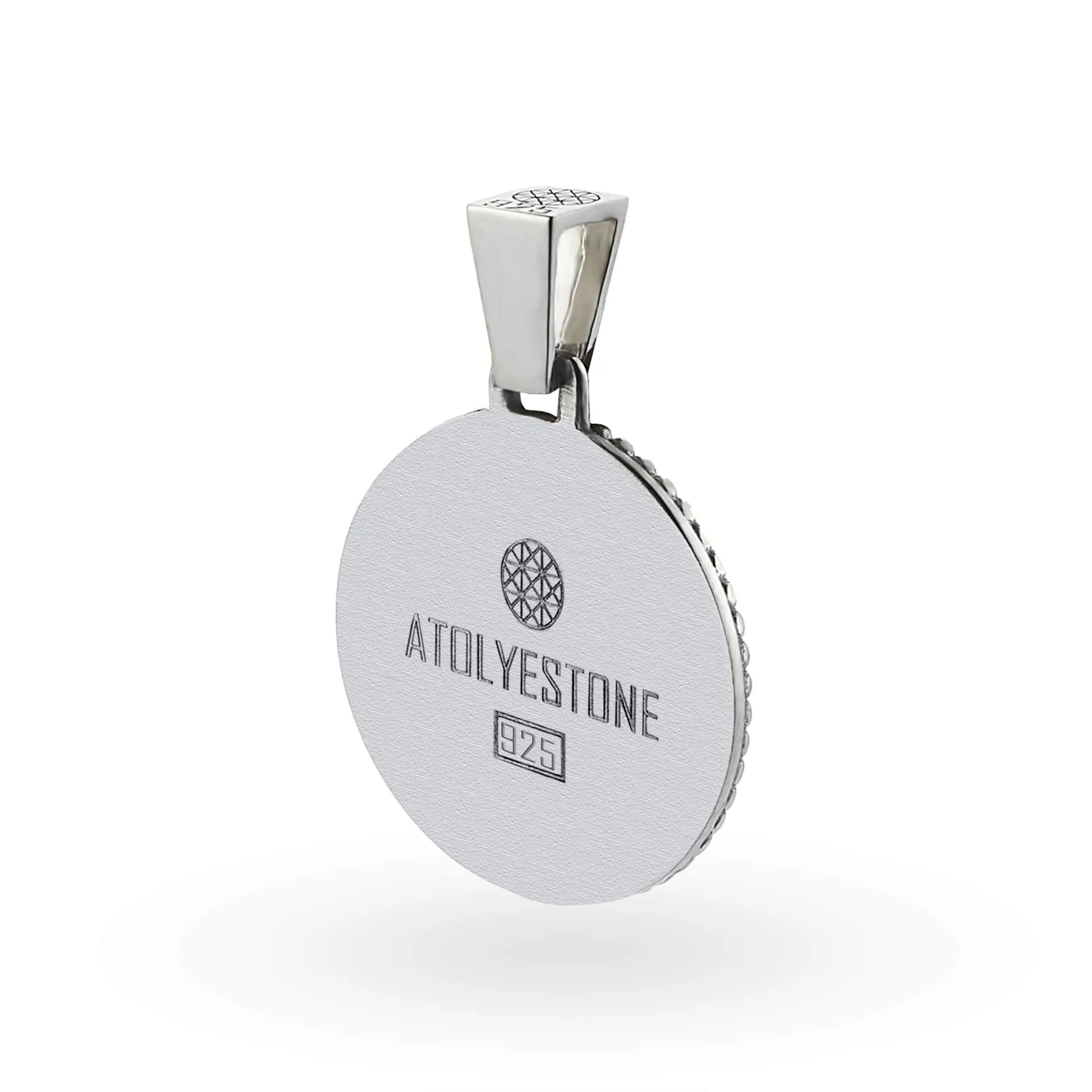 Compass Necklace - Solid Silver  (Pendant Only)