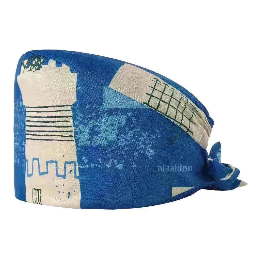 Cotton Surgical Unisex Doctor & Nurse Operating Room Caps