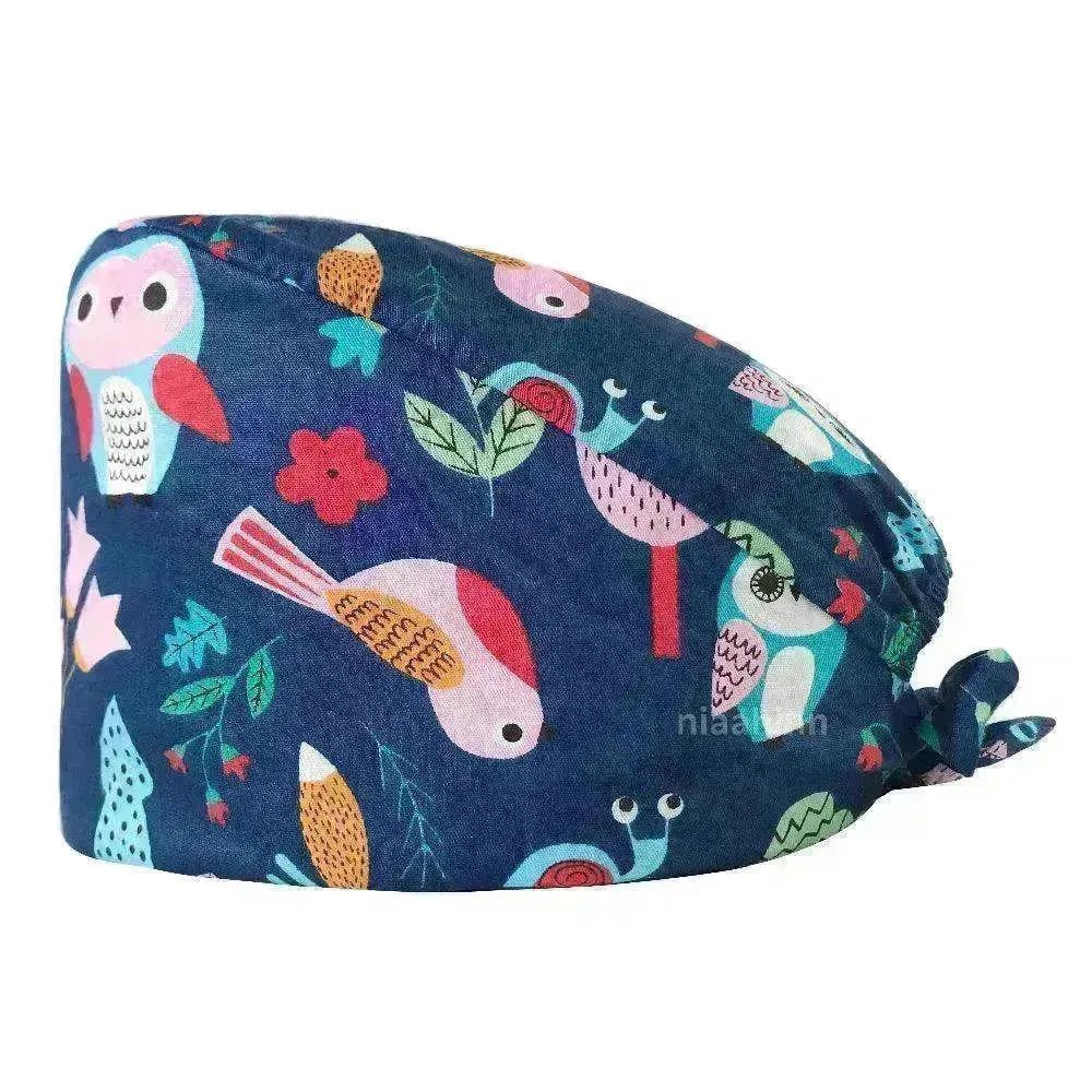 Cotton Surgical Unisex Doctor & Nurse Operating Room Caps