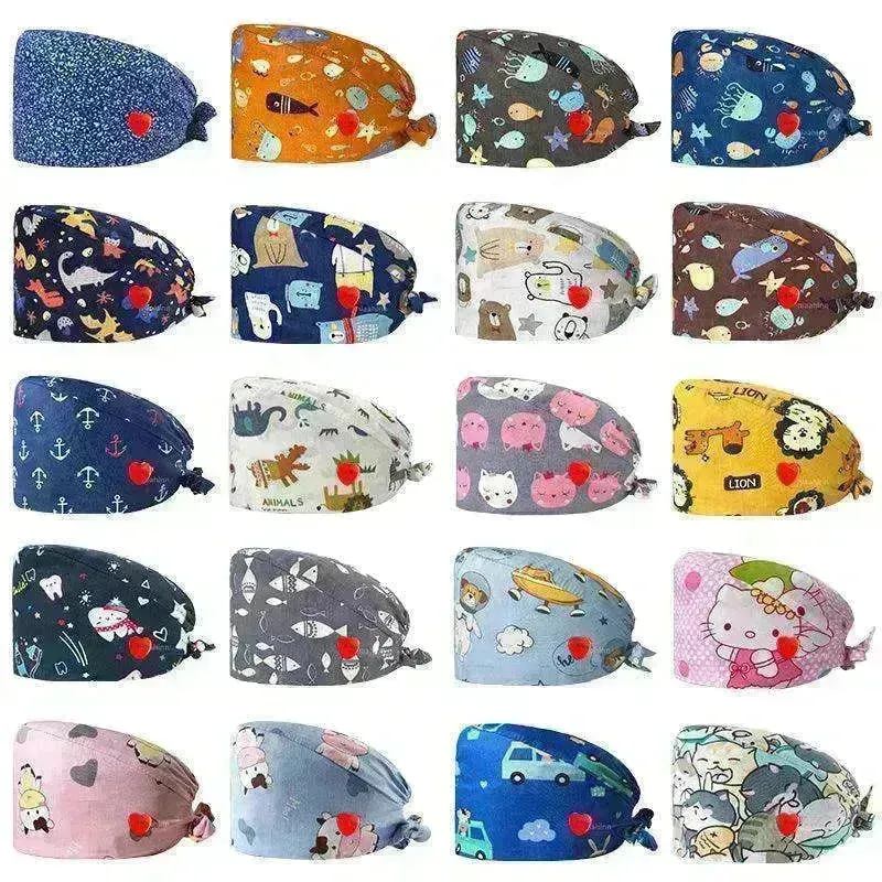Cotton Surgical Unisex Doctor & Nurse Operating Room Caps