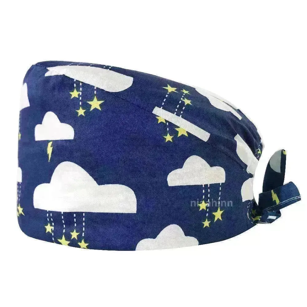 Cotton Surgical Unisex Doctor & Nurse Operating Room Caps