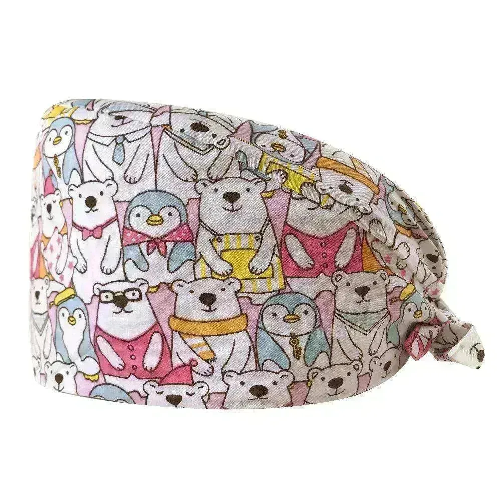 Cotton Surgical Unisex Doctor & Nurse Operating Room Caps