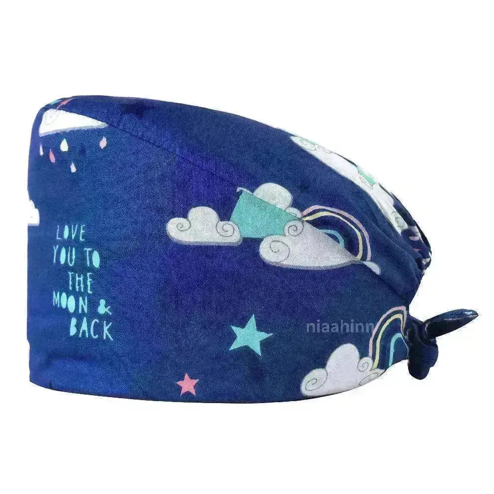 Cotton Surgical Unisex Doctor & Nurse Operating Room Caps