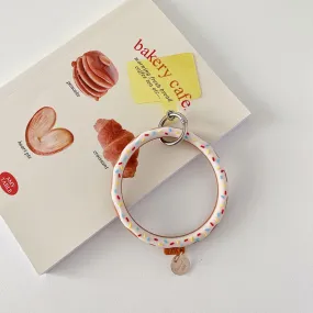 Cute Donut Universal Silicone Phone Wrist Lanyard