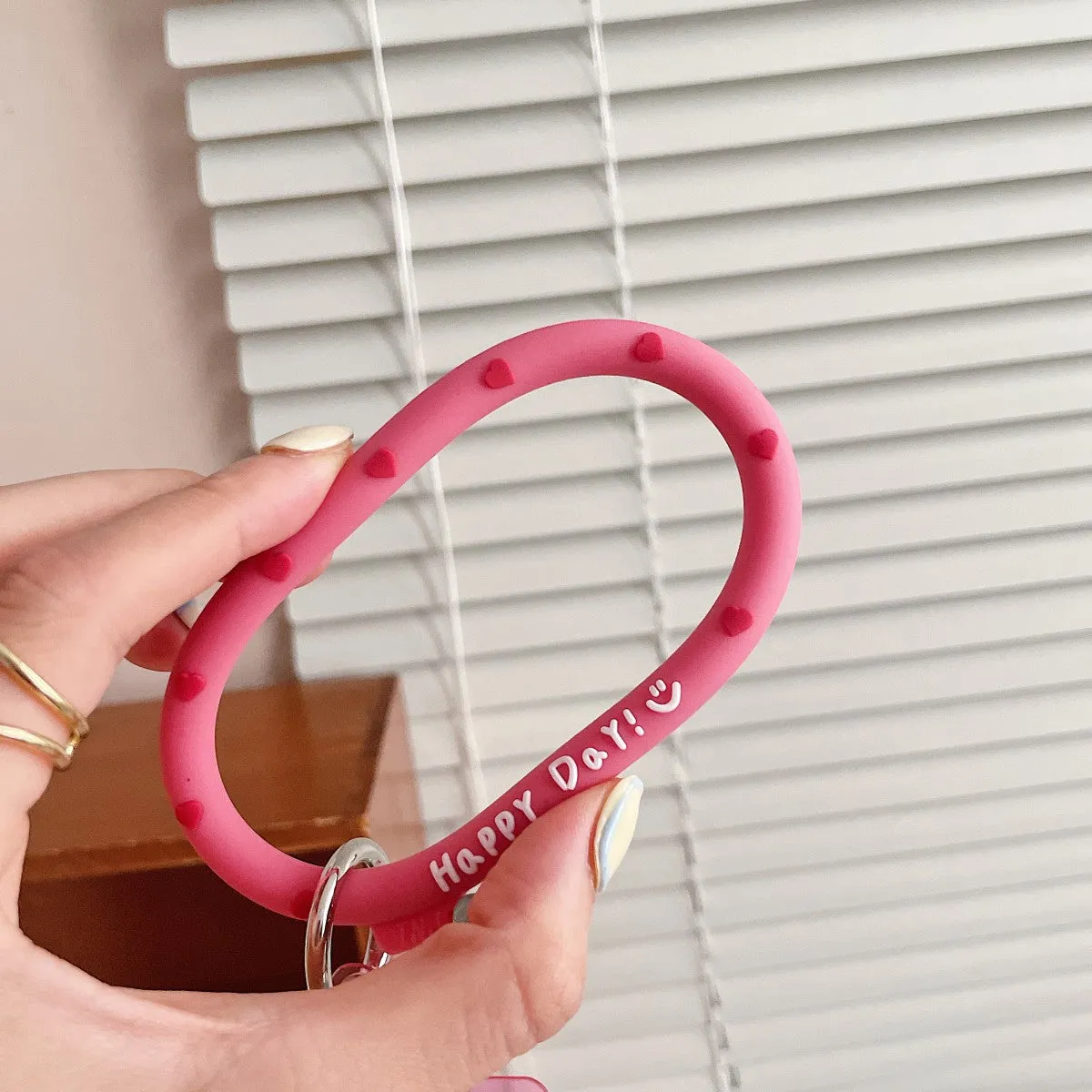 Cute Donut Universal Silicone Phone Wrist Lanyard