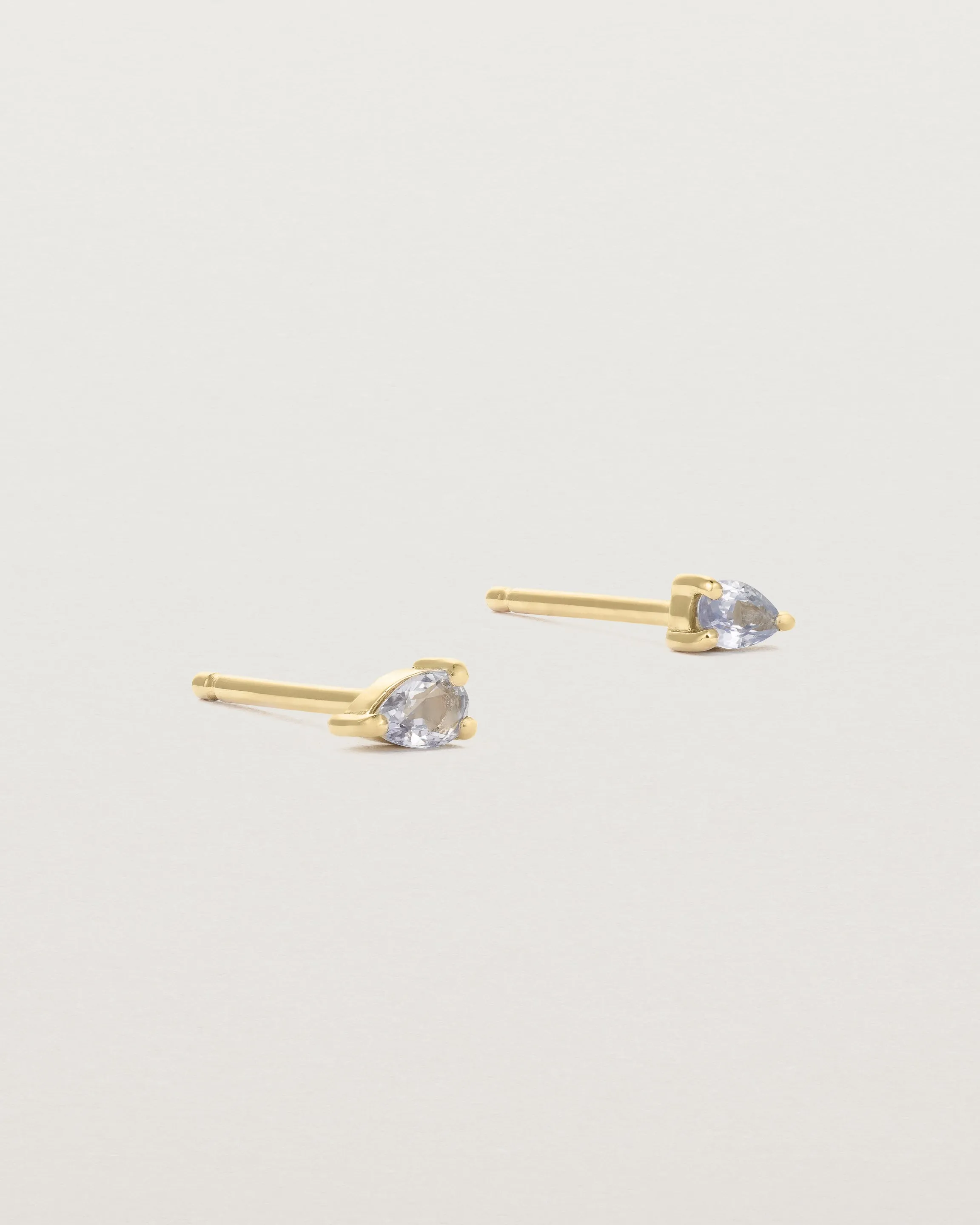 Danaë Studs | Ceylon Sapphire | Ready To Ship
