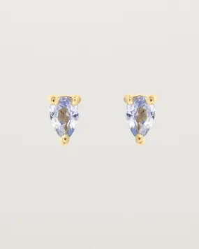 Danaë Studs | Ceylon Sapphire | Ready To Ship