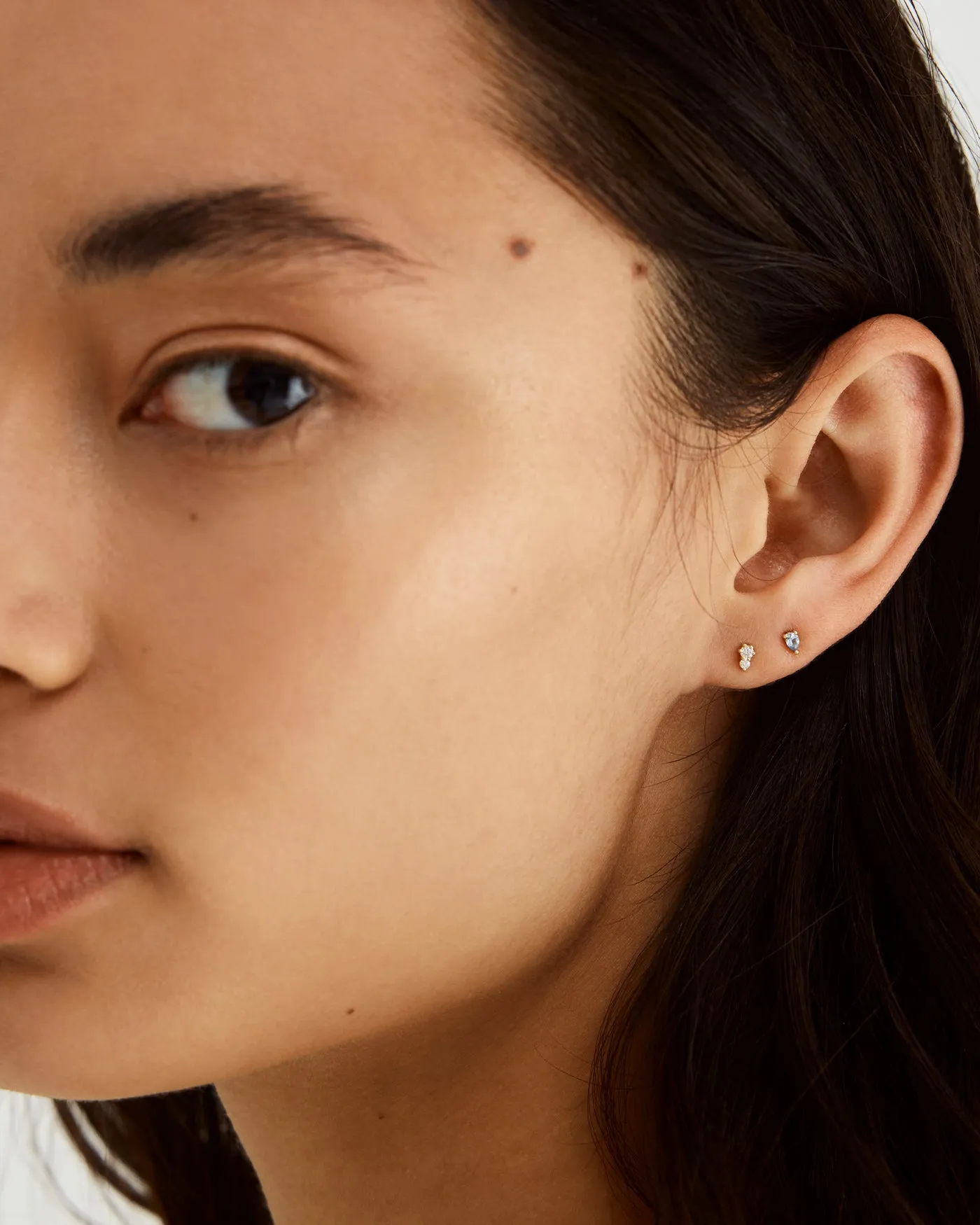 Danaë Studs | Ceylon Sapphire | Ready To Ship