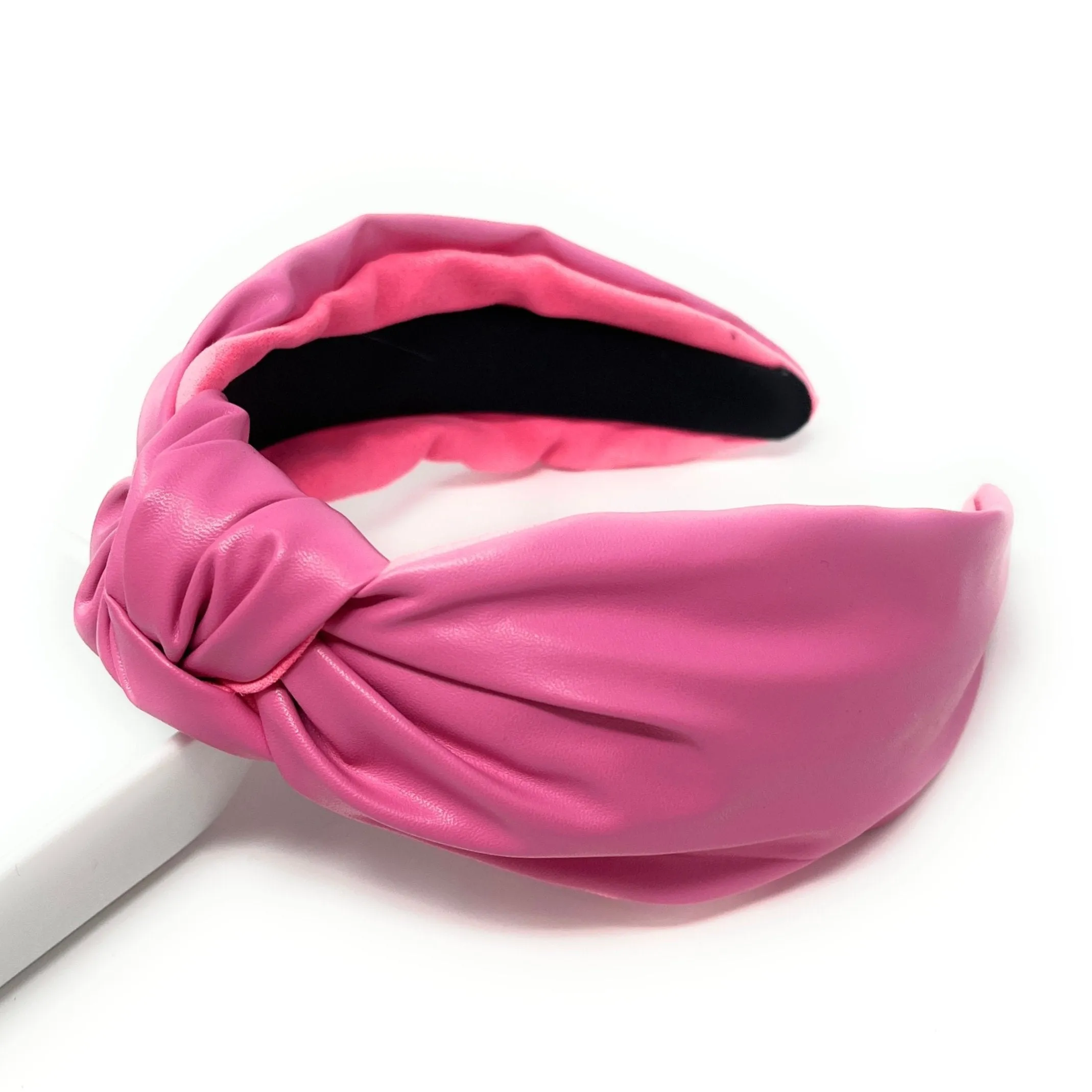 Della Pink Vegan Knot Headband