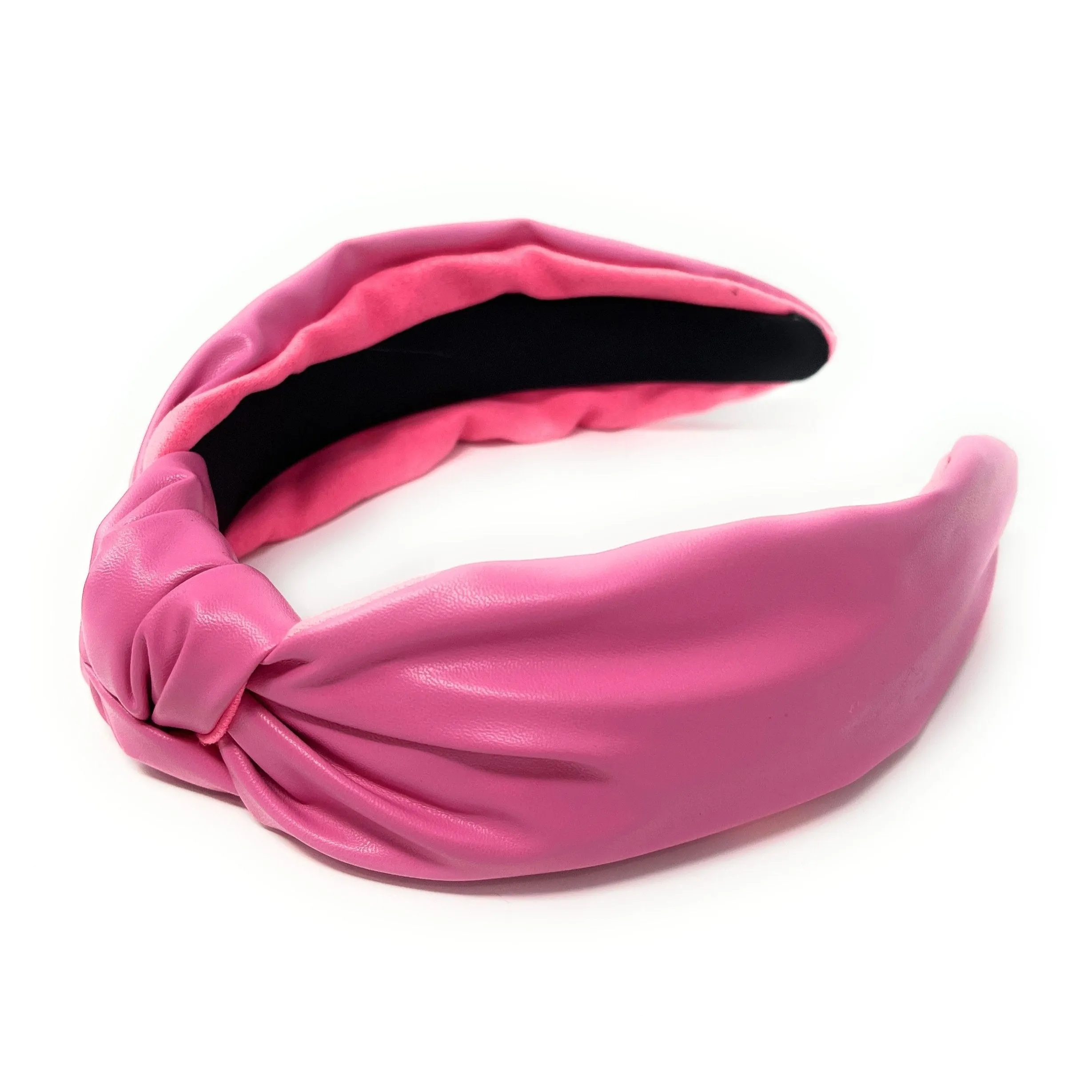 Della Pink Vegan Knot Headband