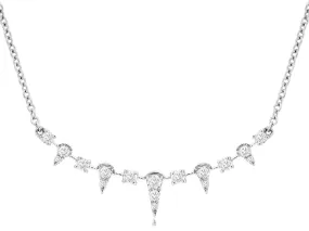 Diamond Dagger Station Necklace