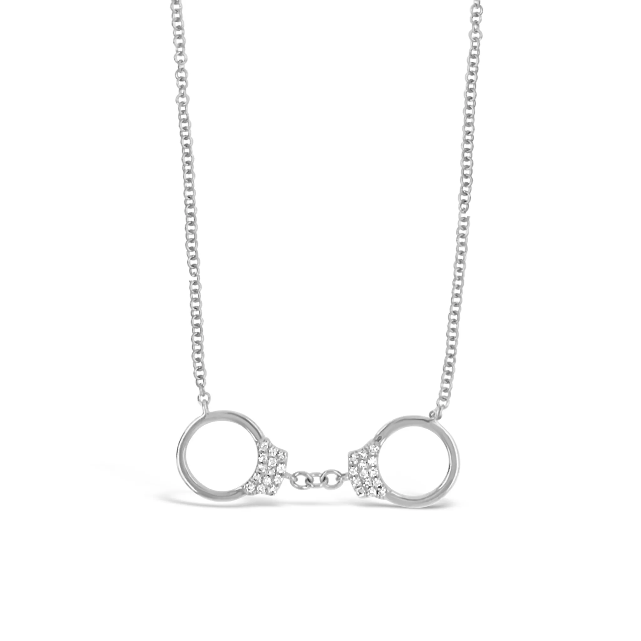 Diamond Handcuffs Necklace