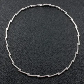 Diamond Lightning Bolt Necklace