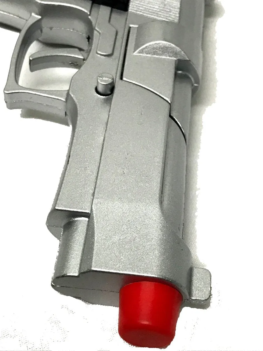 Die Cast Metal Revolver Cap Gun & 8 Ring Caps