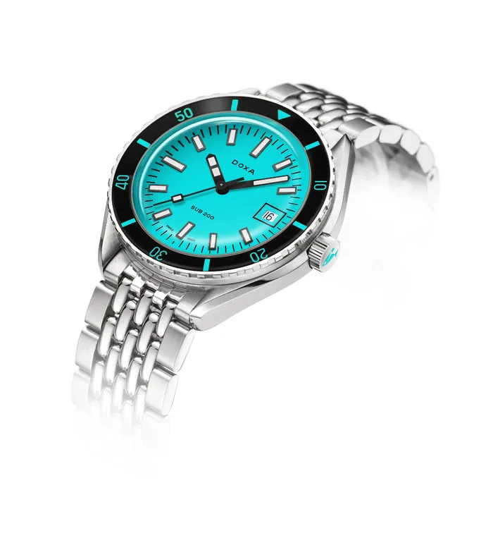 DOXA Sub 200 Aquamarine Stainless Steel - 799.10.241.10