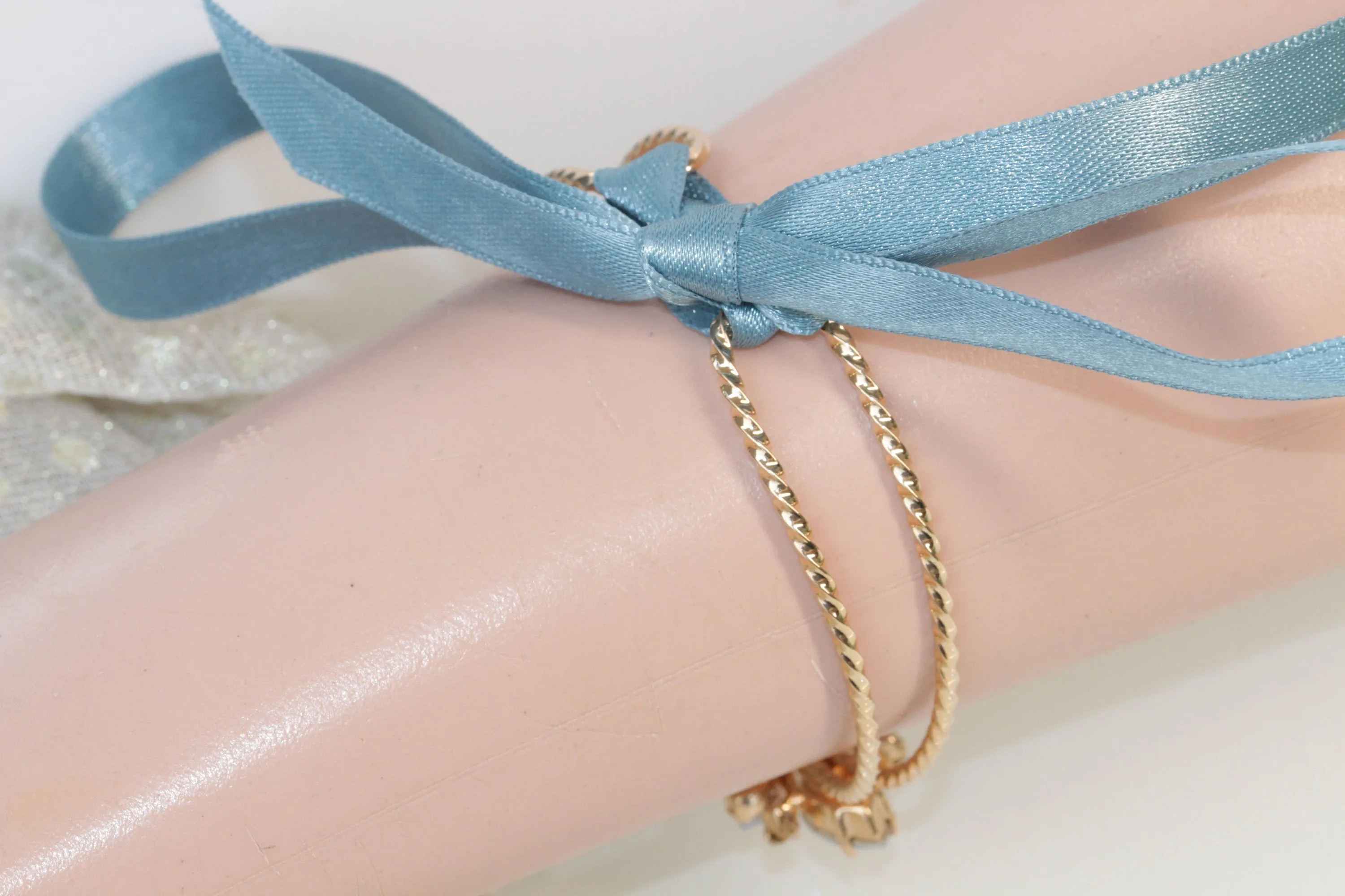 DUSTY BLUE WEDDING Bracelet