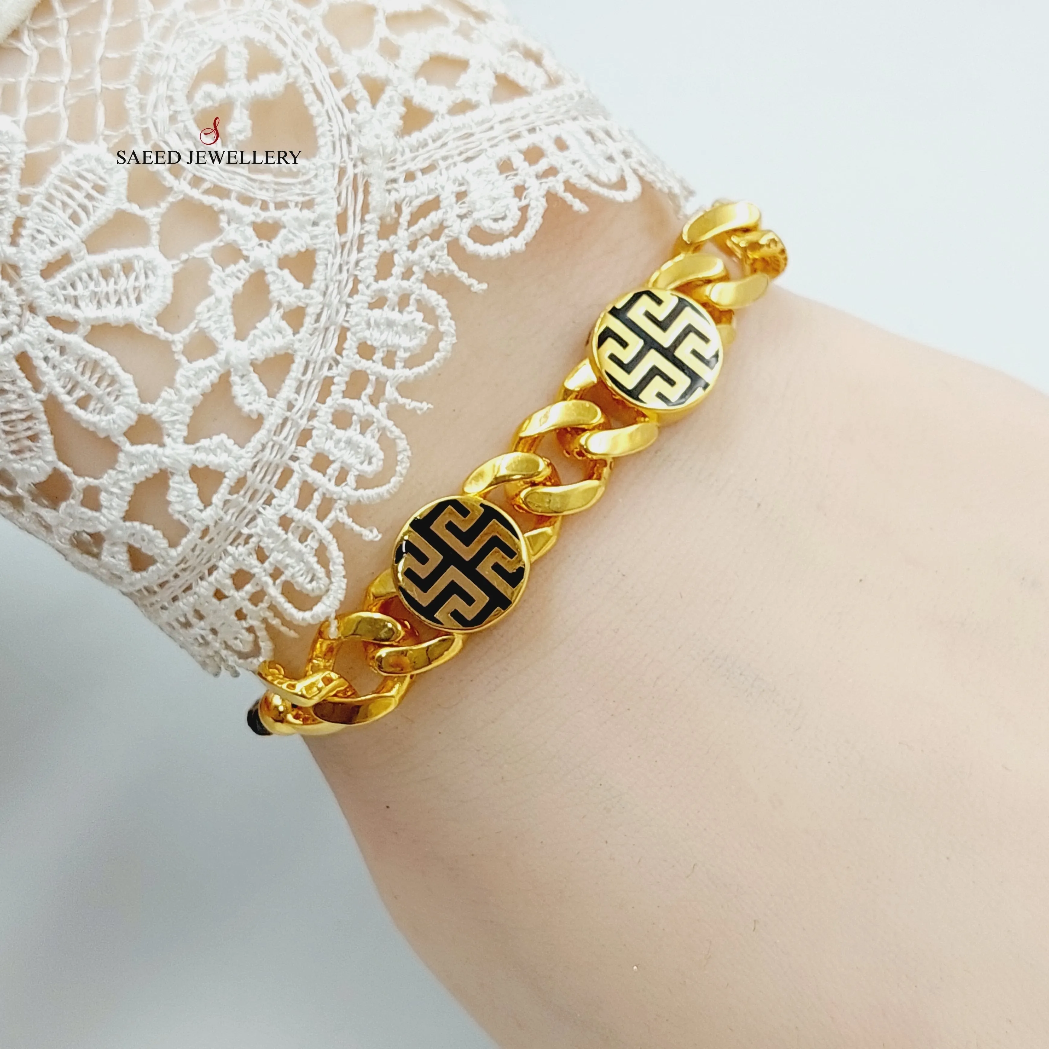 Enameled Thread Bracelet