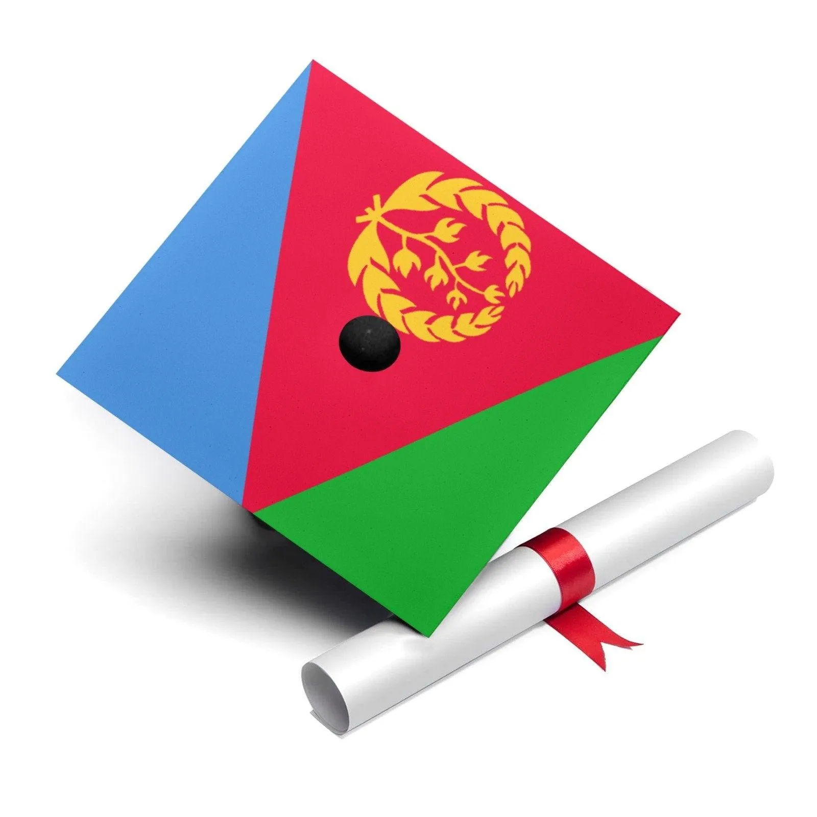 Eritrean Flag Graduation Cap Topper