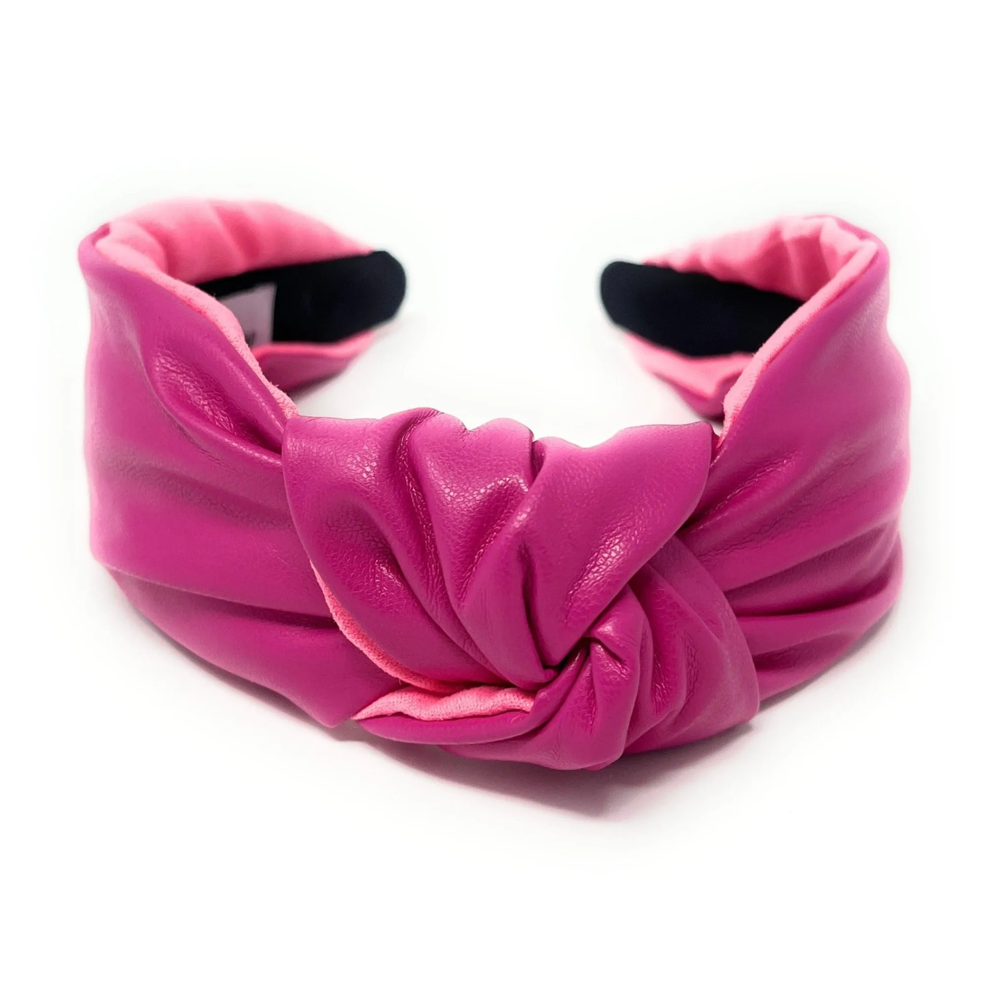 Fuchsia Vegan Knot Headband