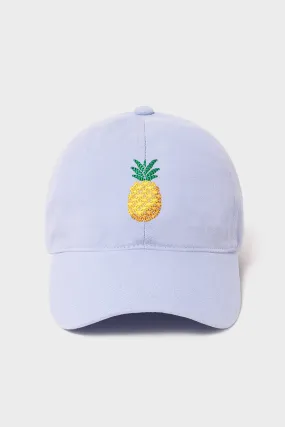 FWCAP3334 - Needlepoint Pineapple Baseball Cap