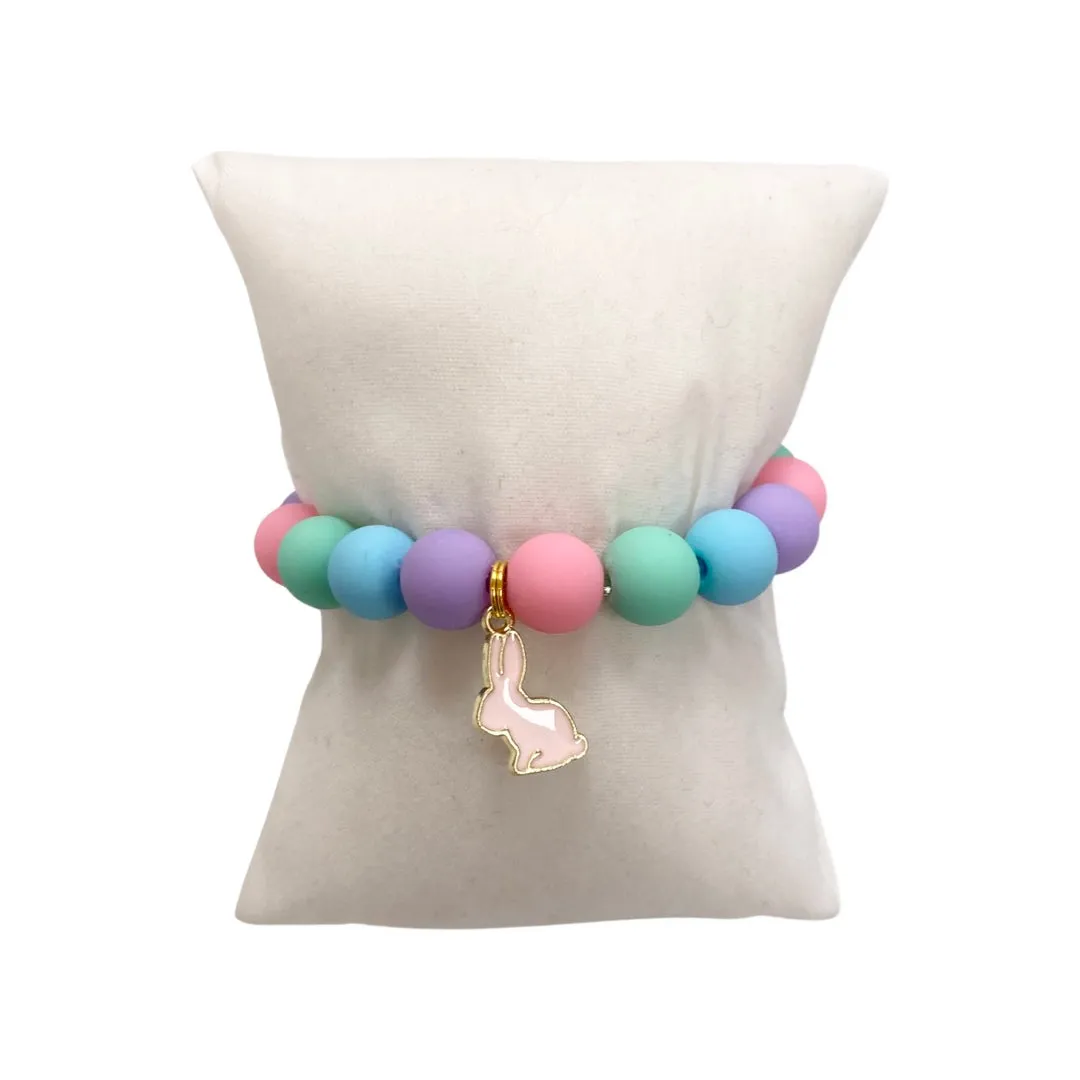Girls Bracelet Single - Some Bunny Loves Me