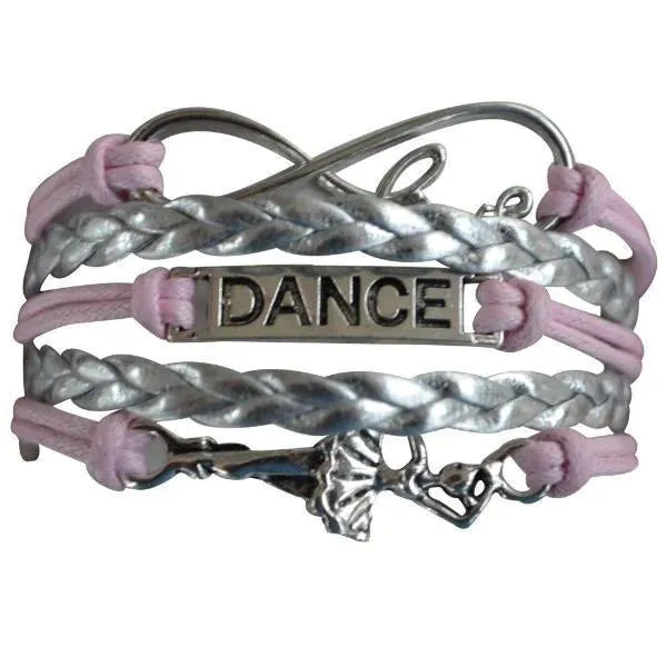 Girls Dance Infinity Bracelet - Choose Colors