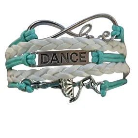 Girls Dance Infinity Bracelet - Choose Colors