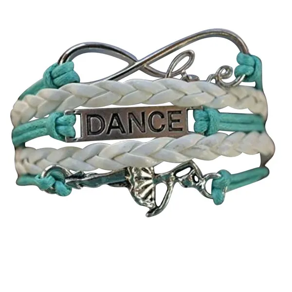 Girls Dance Infinity Bracelet - Choose Colors