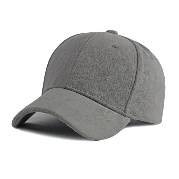 Grey Classic Suede Baseball Cap 灰色經典麂皮絨棒球帽 KCHT2325