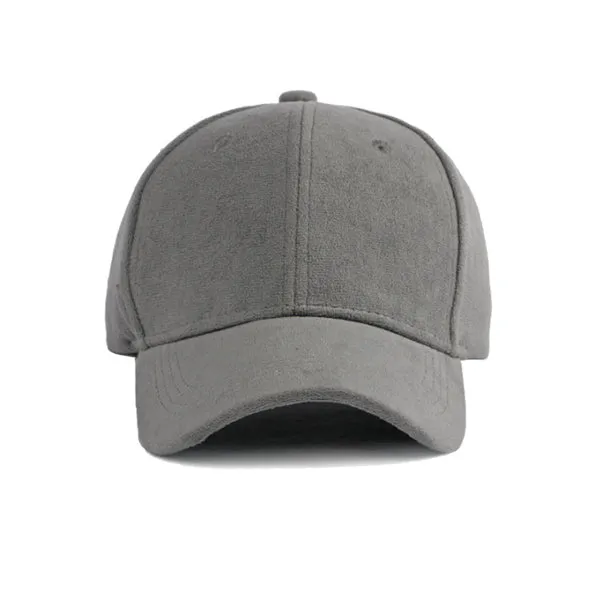 Grey Classic Suede Baseball Cap 灰色經典麂皮絨棒球帽 KCHT2325